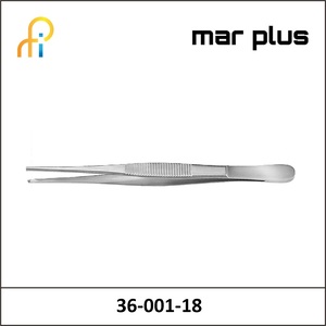 MAR PLUS TISSUE STANDARD FORCEPS 1X2 180MM
