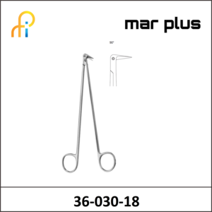 MAR PLUS DIETHRICH POTTS SCISSORS 90DEG ANG 180MM