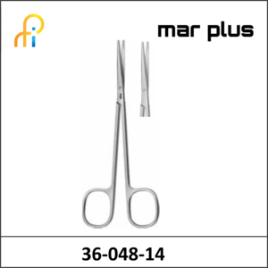 MAR PLUS BABY METZ SCISSORS SQ HDL STR 145MM