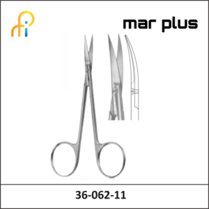 MAR PLUS IRIS SCISSORS DEL CVD S/S 115MM