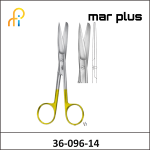 MAR PLUS TC SUTURE SCISSORS STR S/B 145MM