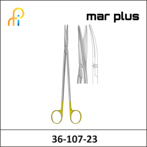 MAR PLUS TC NELSON-METZ SCISSORS CVD 230MM