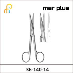 MAR PLUS MAYO-STILLE SCISSORS STR 140MM