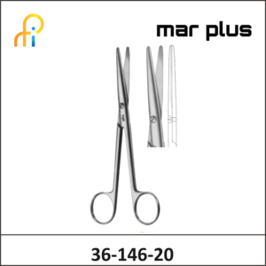 MAR PLUS MAYO SCISSORS RND BLD STR 200MM