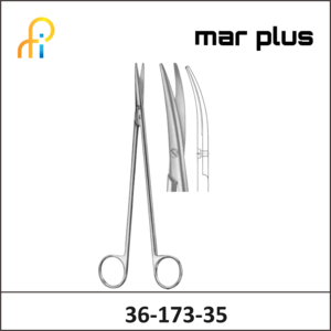 MAR PLUS METZENBAUM SCISSORS CVD 350MM