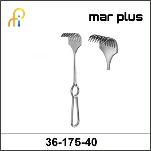 MAR PLUS KOERTE RETRAC.8-PRONG SEMI SHARP 26X40MM