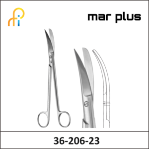MAR PLUS SIMS SCISSORS CVD S/B 230MM