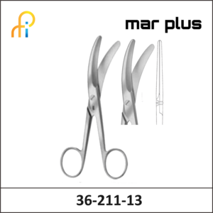 MAR PLUS UMBILICAL CORD SCISSORS LAT-CVD 135MM