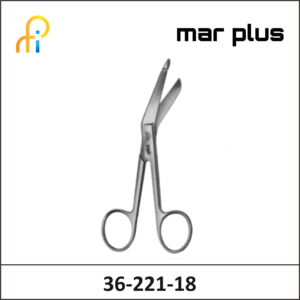 MAR PLUS LISTER BANDAGE SCISSORS HVY 180MM