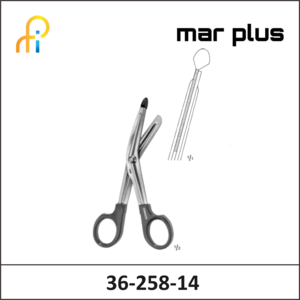 MAR PLUS UNIVERSAL SCISSORS GREEN 145MM