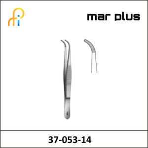 MAR PLUS TISSUE FORCEPS SERR CVD 140MM