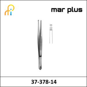 MAR PLUS TISSUE FORCEPS 3X4 145MM