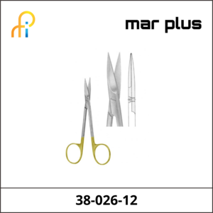 MAR PLUS TC GUM SCISSORS DEL STR 120MM